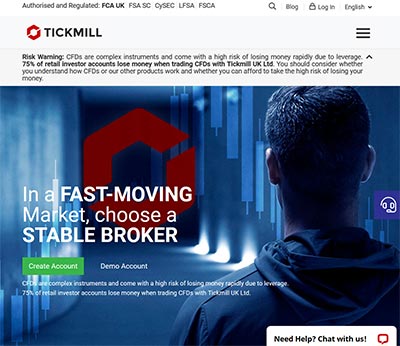 TickMill screenshot