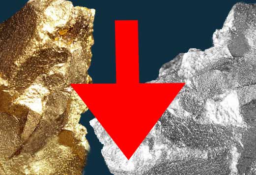 Gold And Silver Prices Fall As Interest Rates Rise
