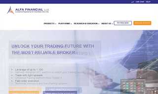 ALFA FINANCIALS screenshot
