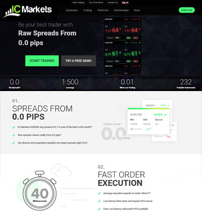 IC Markets Screenshot 